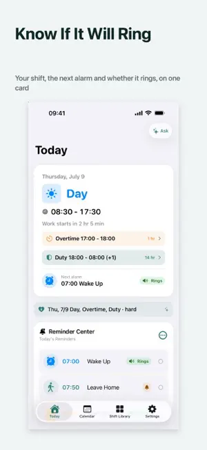 ShiftAlarm: Work Schedule screenshot 2