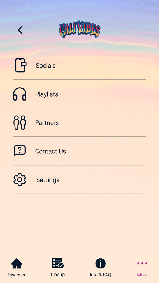 #4. Cali Vibes (iOS) By: Goldenvoice