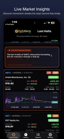 HaltAlerts Screenshot 1 of 8