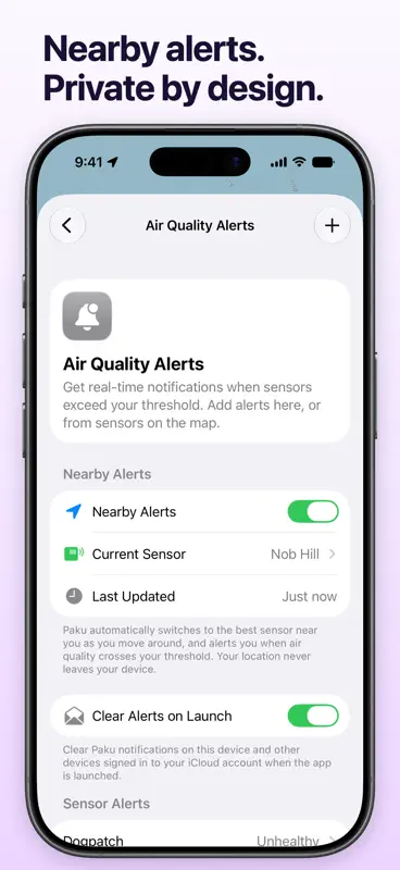 Paku - Air Quality & AQI Map screenshot 6 of 8