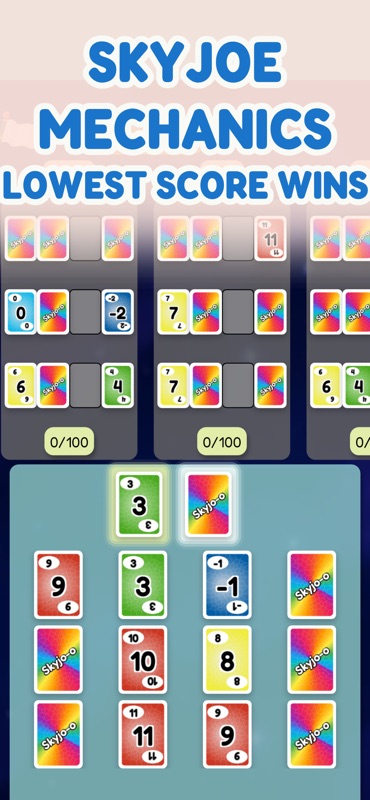 skyjo-o: vira o teu skyjoe screenshot 2