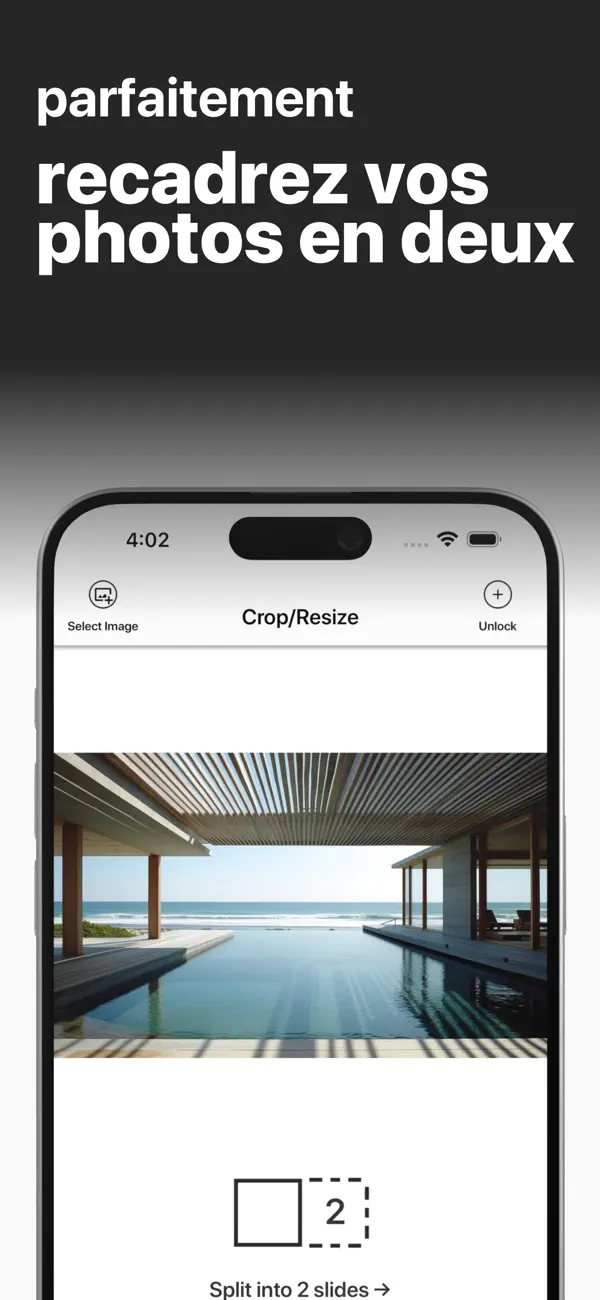 Screenshot #1 pour Perfect Crop: Diviser Photos