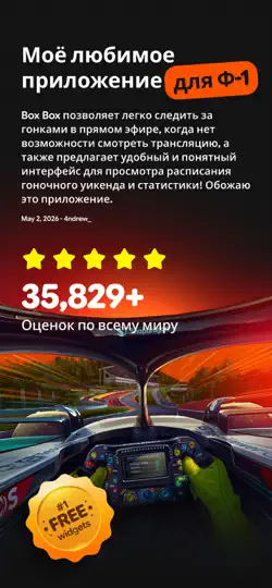 Скриншот Box Box Club: Formula Widgets на iPhone 2