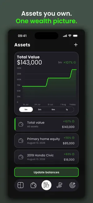 FiWorth: Net Worth & Goals screenshot 4