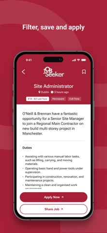 O&B Jobseeker screenshot
