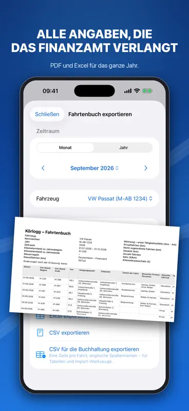 Körlogg – Fahrtenbuch screenshot 2 of 5