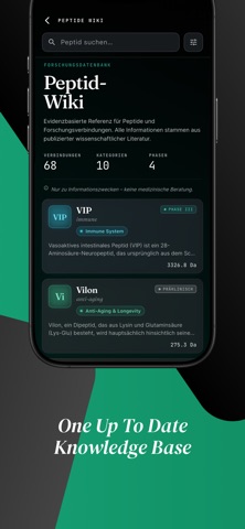 PepStack – Biohacking Tracker Screenshot 4 of 10