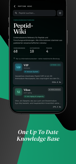 PepStack – Biohacking Tracker Screenshot 4 of 10