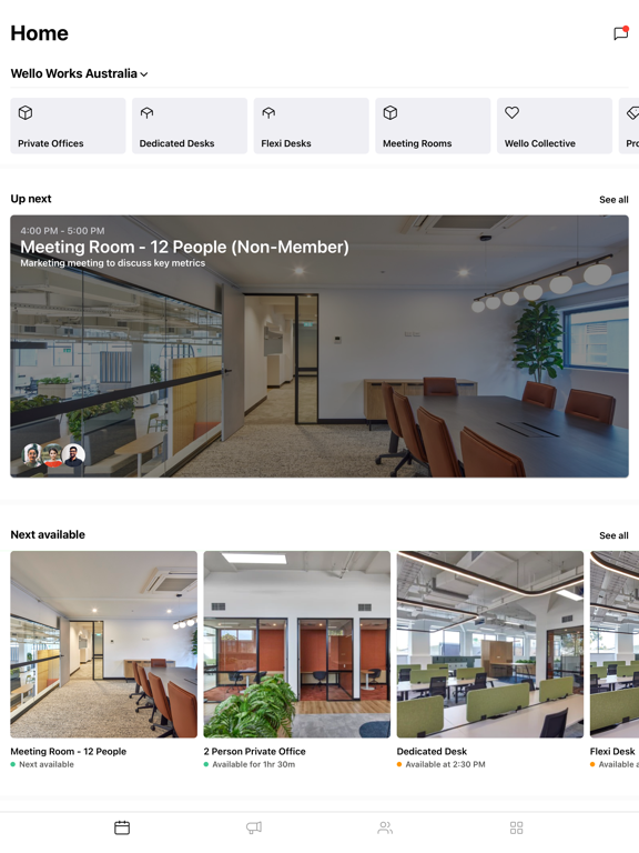 Wello Works Sydney app screenshot 2