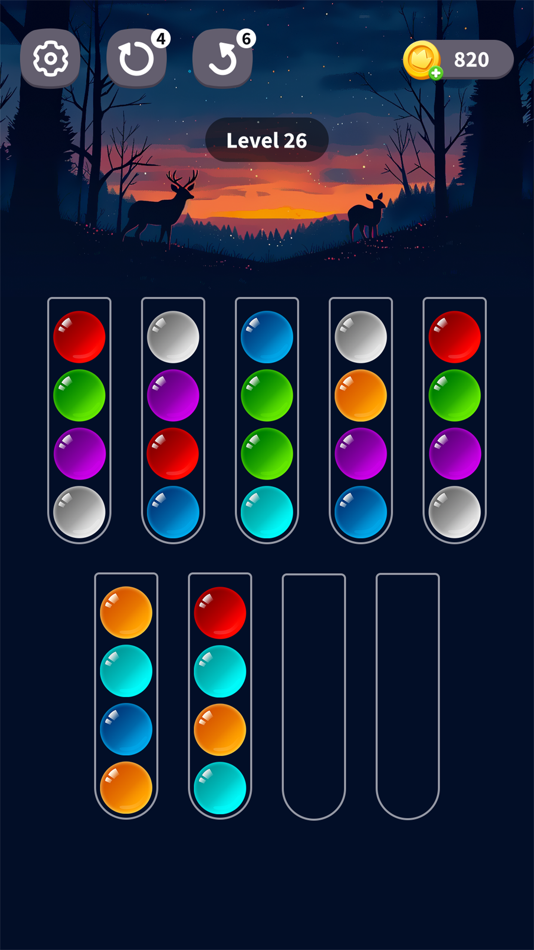 #3. Color Ball Sort - Puzzle Games (iOS) By: HIGGS TECHNOLOGY CO., LIMITED