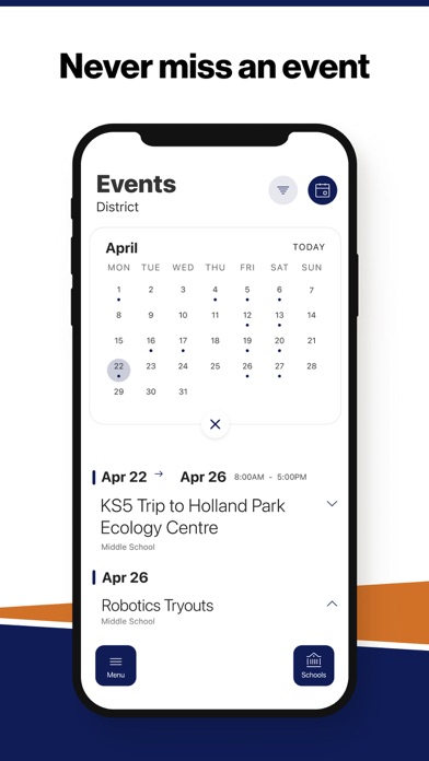 Clark Pleasant Schools, IN Screenshot