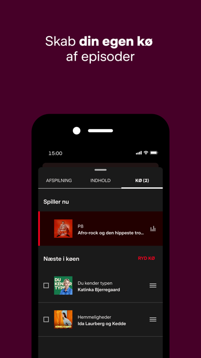 DR LYD iPhone screenshot 5 - Music app