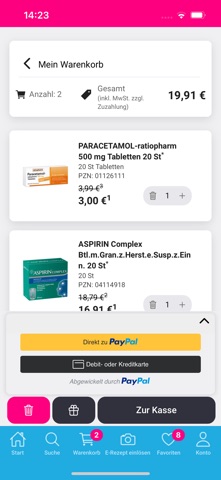 PrimaVital App screenshot