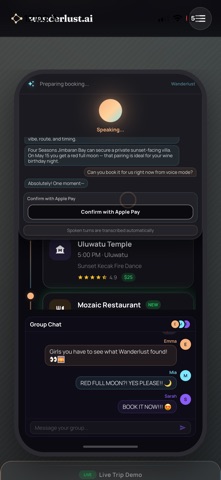 WanderlustAI screenshot