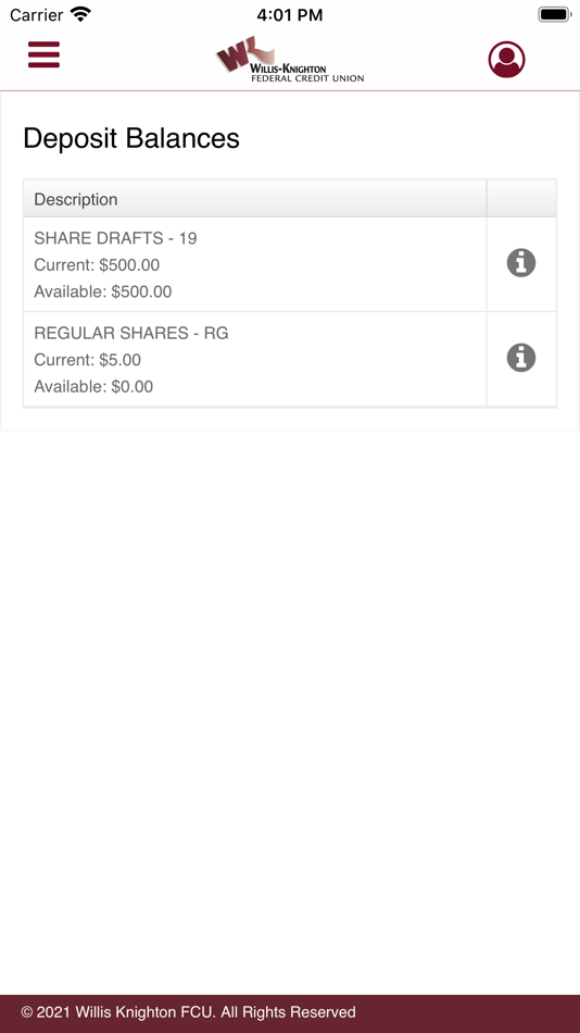 #2. WKFCU Mobile Banking (iOS) 由: Willis Knighton Federal Credit Union