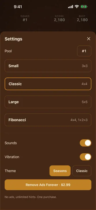 Amber 2048 screenshot 5