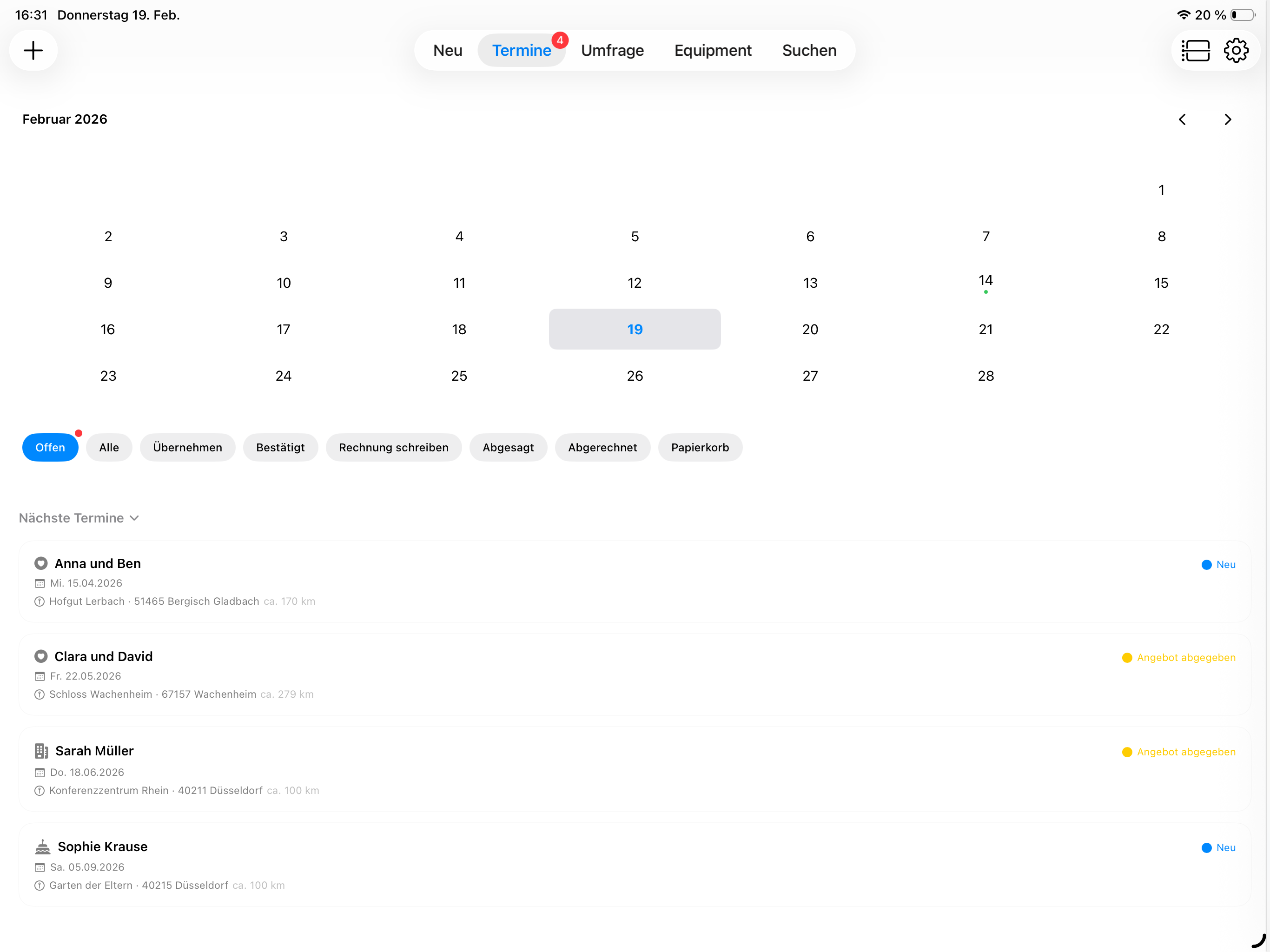 gigReply: artist booking & CRM screenshot 6