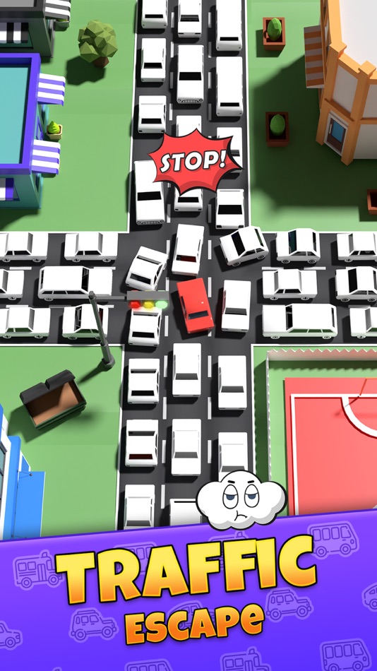 #1. Traffic Jam - Car Escape (iOS) By: Hiren Gabani