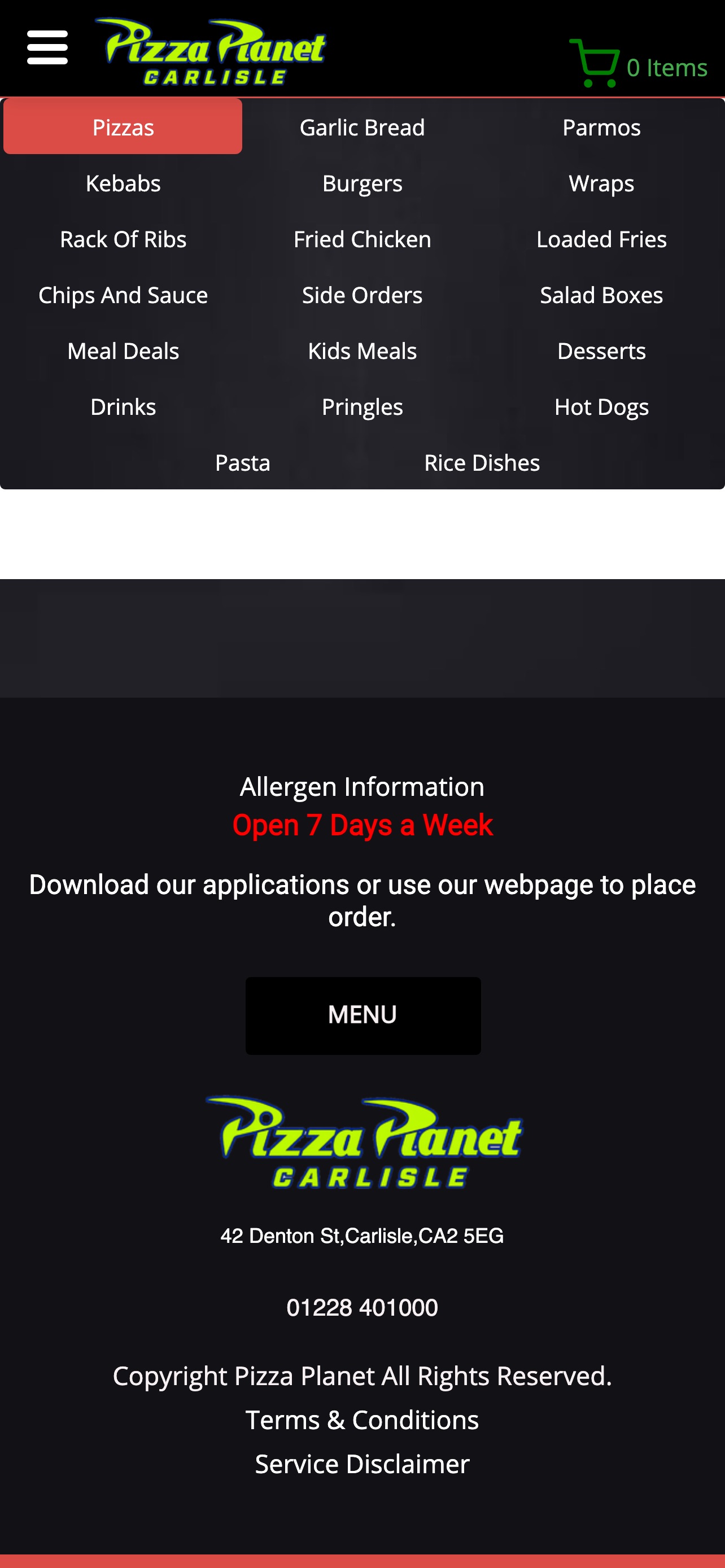 Screenshot 4 of Pizza Planet Carlisle CA2