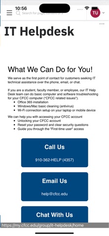 MyCFCC Screenshot 4 of 6