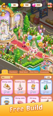 Gossip Girls Restaurant-Merge iPhone screenshot