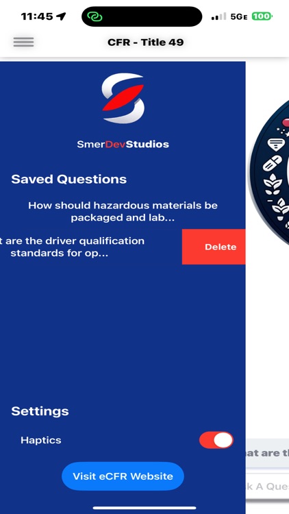 CFR AI - Title 49 screenshot-3