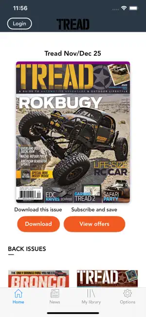 Tread Magazine screenshot 2
