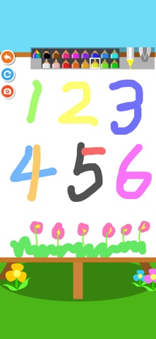 Kids Coloring 2-5 iPhone screenshot