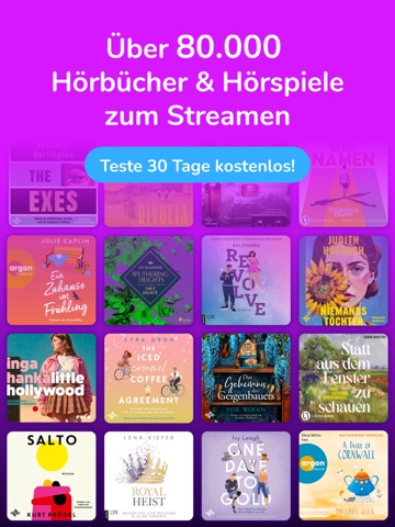 Audioteka Hörbücher App iPad screenshot 3