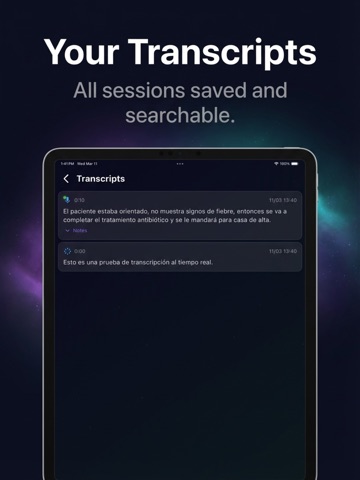 Cacatua - Never Write Again iPad screenshot