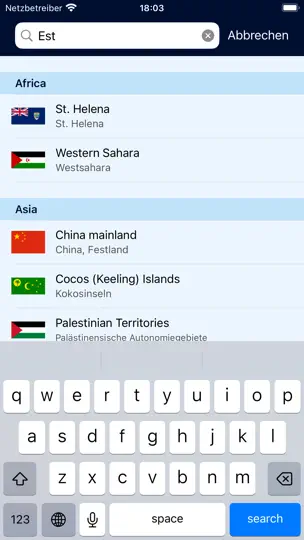 Screenshot von FlagDict: Flaggen Der Welt auf dem iPhone 2