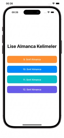Lise Almanca Kelimeler screenshot 1