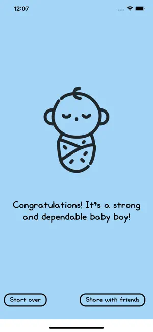 Gender reveal party screenshot 3