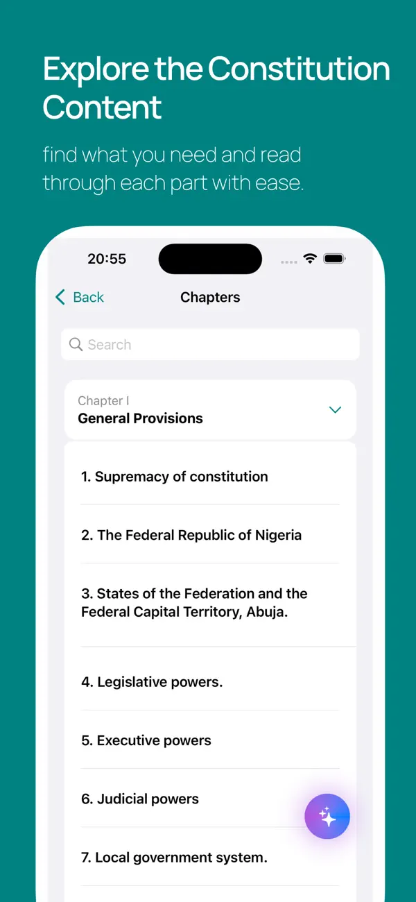 Screenshot #2 pour Constitution of Nigeria 1999