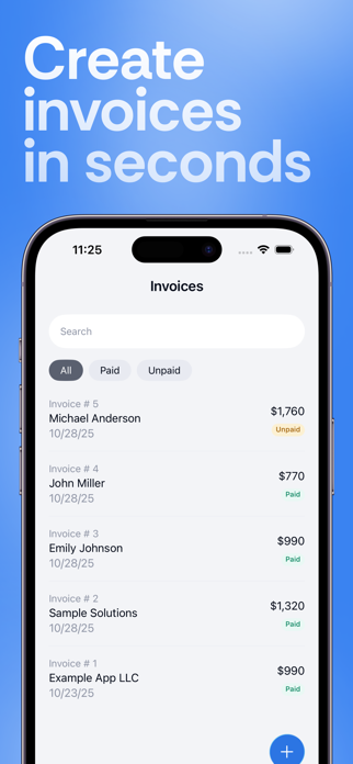 Invoice Maker: Estimate & Bill Screenshot 1 of 3