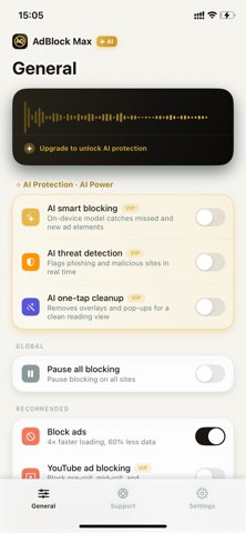 AdBlock Max: Safari Ad Blocker Screenshot 1 of 5