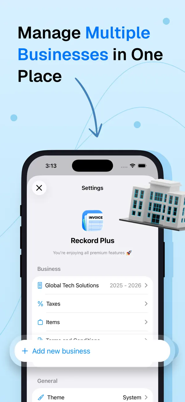 #3. Easy Invoice Maker - Reckord (iOS) Ved: Hathi Tech LLP