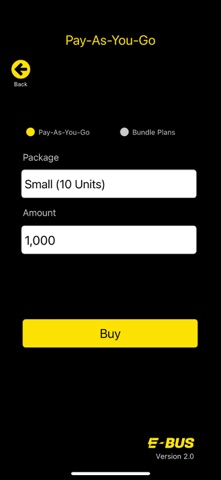 E-Bus App screenshot