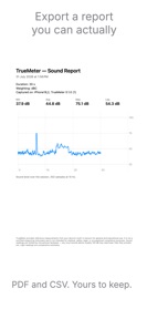 TrueMeter: Noise & Light Meter screenshot