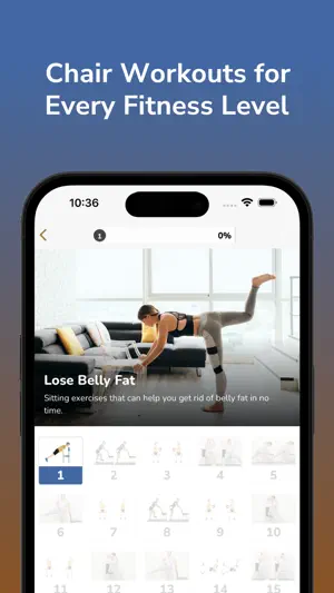 Chair Exercises - Sit & Be Fit screenshot 2