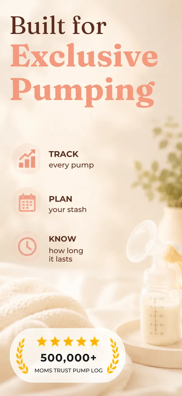 Screenshot #1 pour Pump Log® - Track Breast Milk
