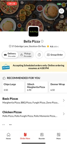 Bella Pizza StocktononTees screenshot