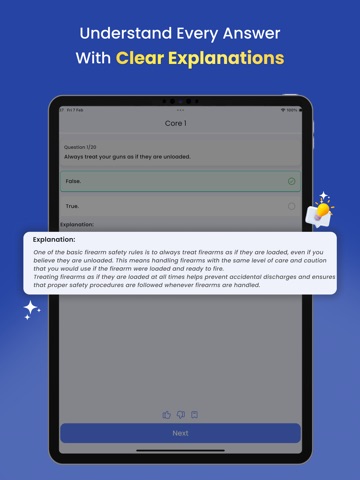 FSC Practice Test 2026 iPad screenshot