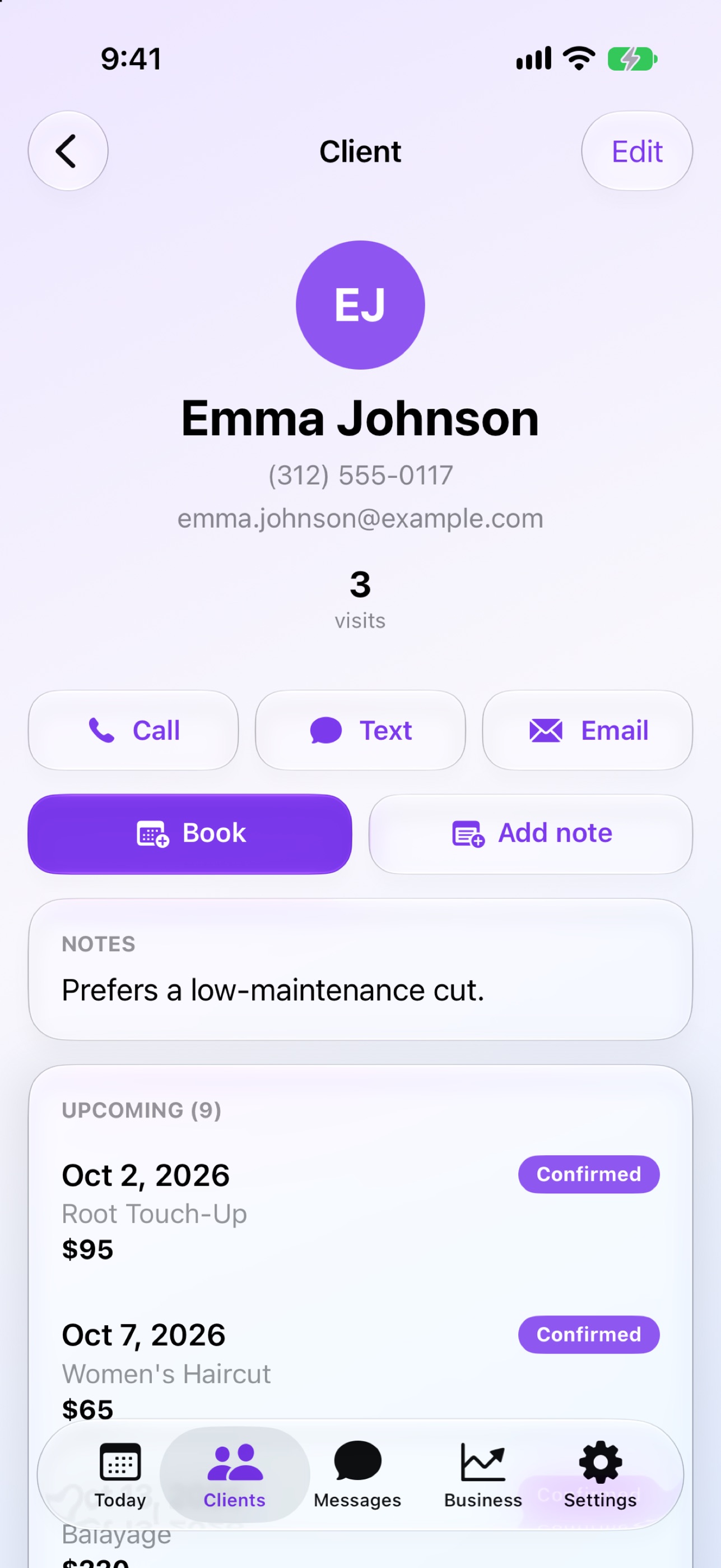 Screenshot 4 of Hair Pro Appointments