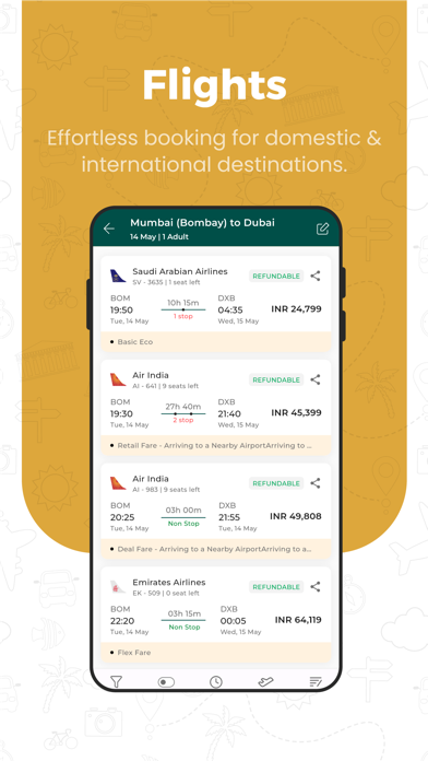 Khwaja Travels, Flight & Hotel Screenshot