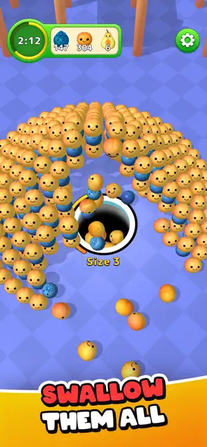 Jelly Hole: Roll & Eat Pals screenshot 1