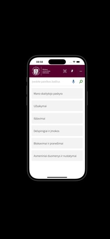 VU biblioteka screenshot