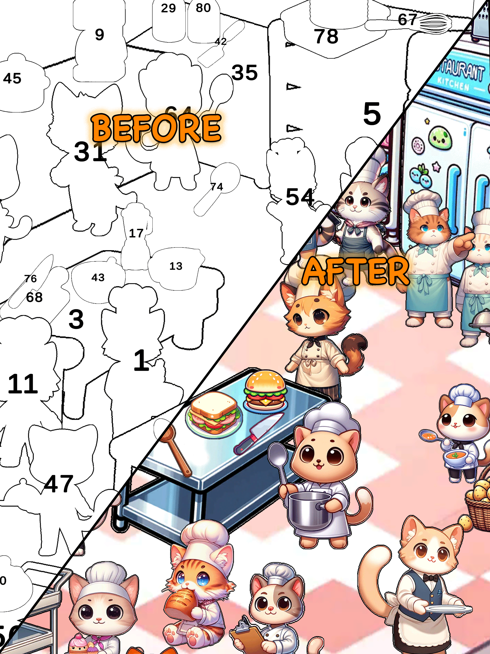 Sticker Book: Match & Color