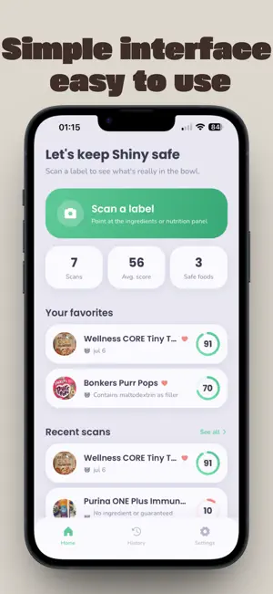 Kira AI: Pet food score screenshot 4