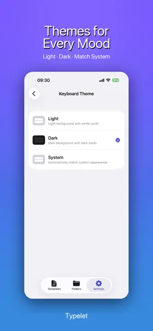 Typelet: Template Keyboard screenshot 4